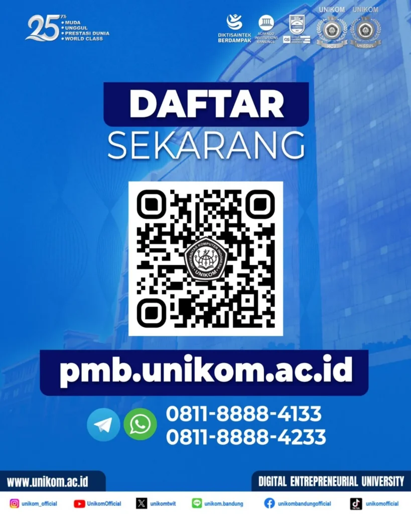 Penerimaan Mahasiswa Baru UNIKOM 2025/2026 Resmi Dibuka!