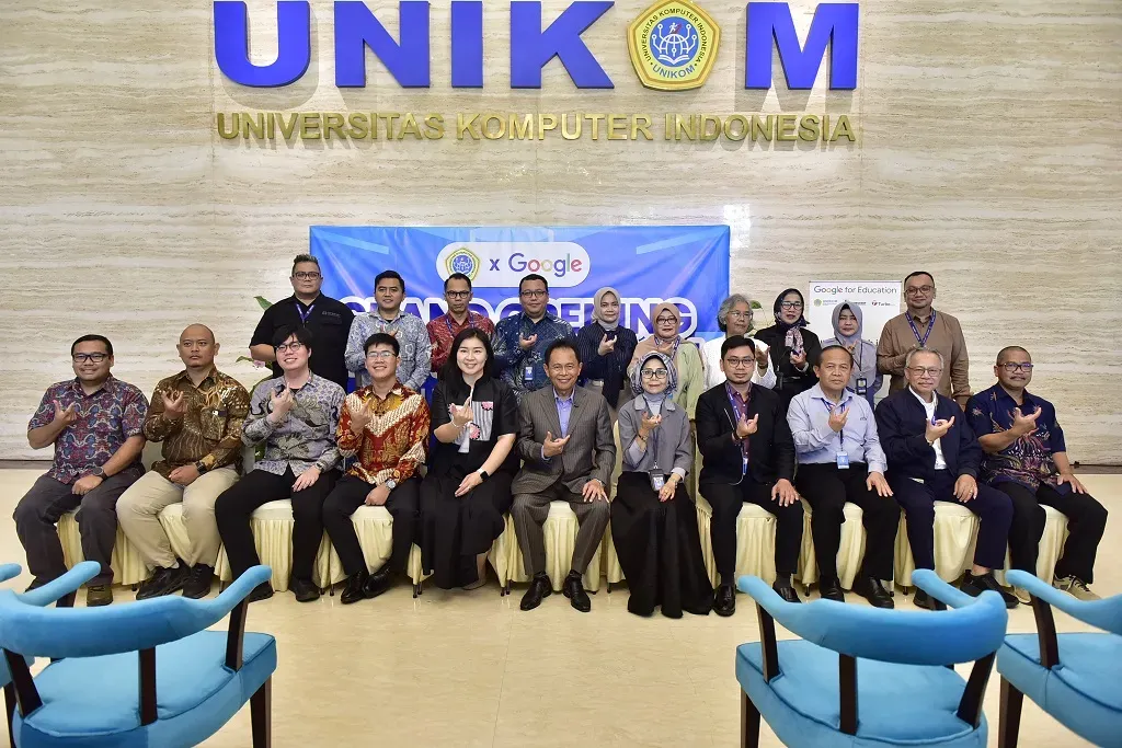 UNIKOM Resmi Hadirkan “UNIKOM X GOOGLE Learning Center” Pusat Inovasi Lab AI Perguruan Tinggi Pertama di Indonesia